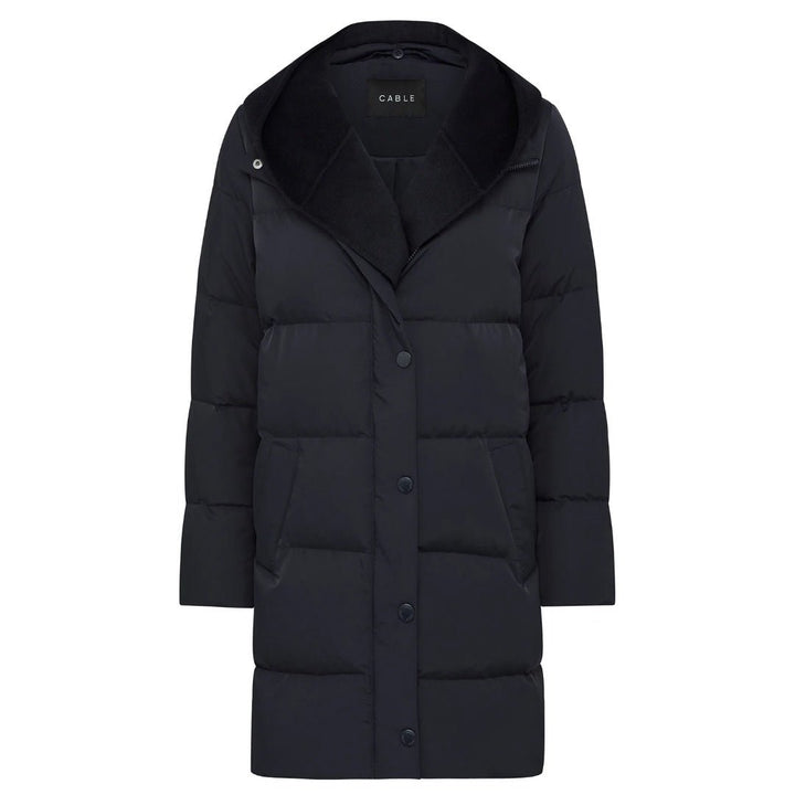 Cable | Henderson Puffer | Navy - Suzie Anderson Home