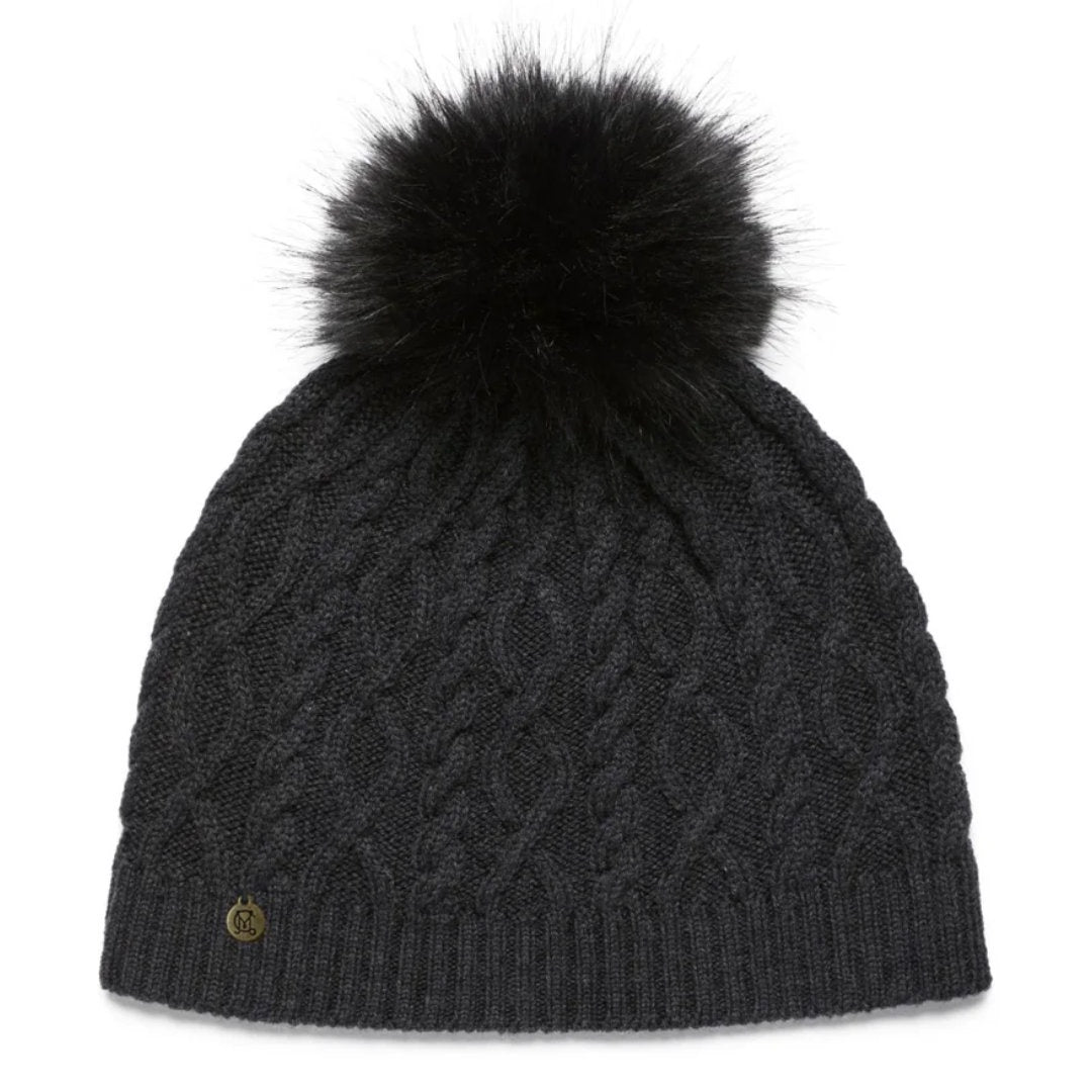 Cable | Merino Beanie | Charcoal - Suzie Anderson Home