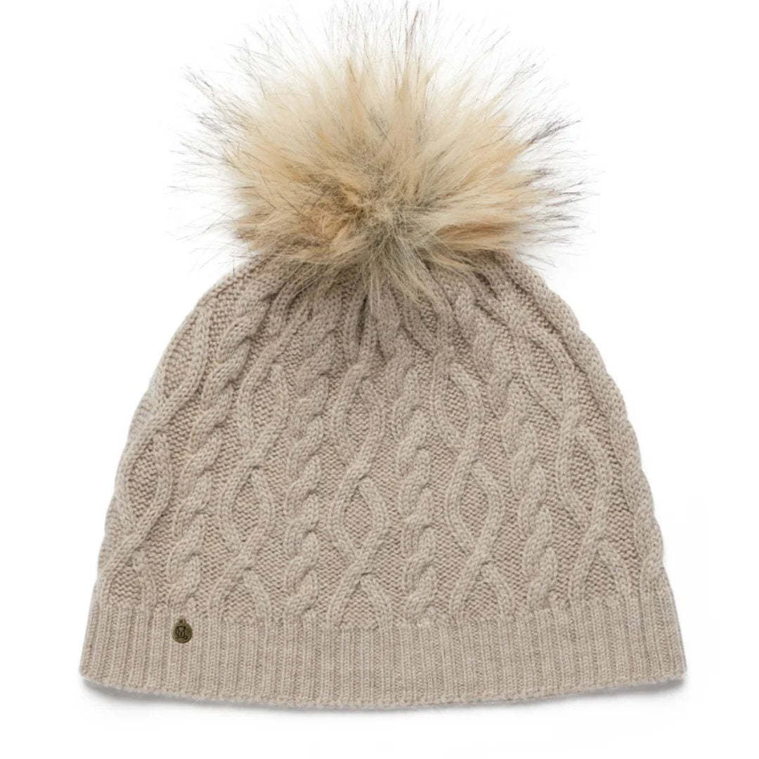 Cable | Merino Beanie | Pebble - Suzie Anderson Home