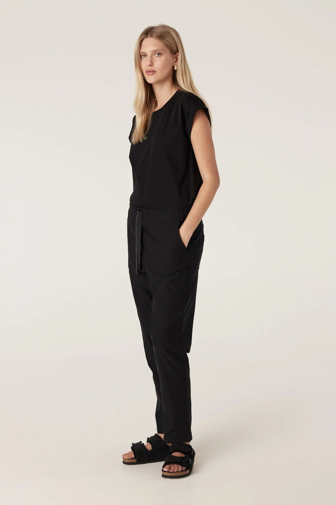 Cable | Pima Tee | Black - Suzie Anderson Home