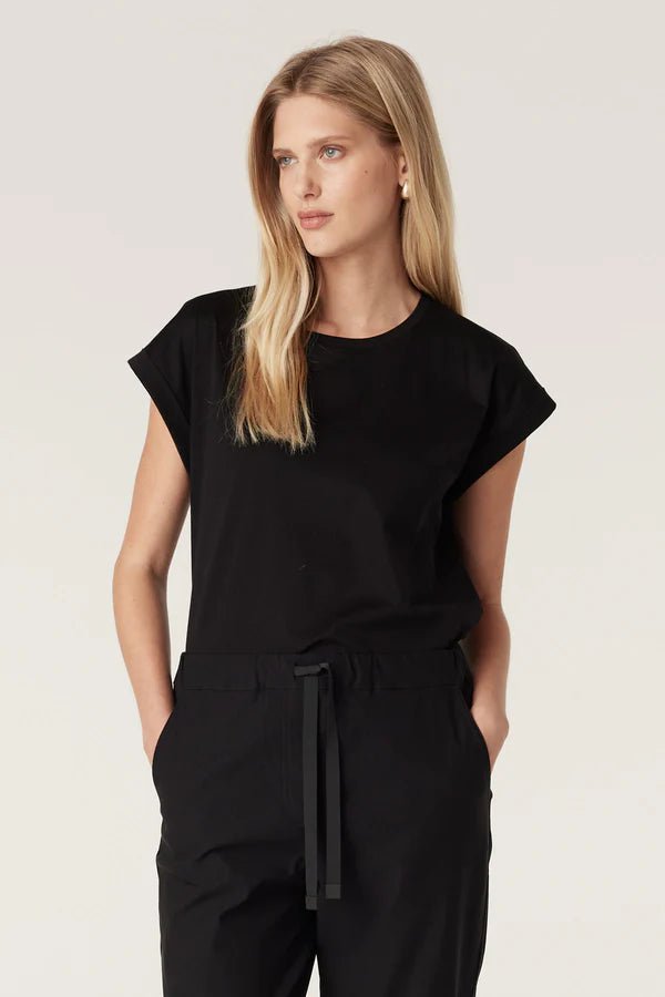 Cable | Pima Tee | Black - Suzie Anderson Home