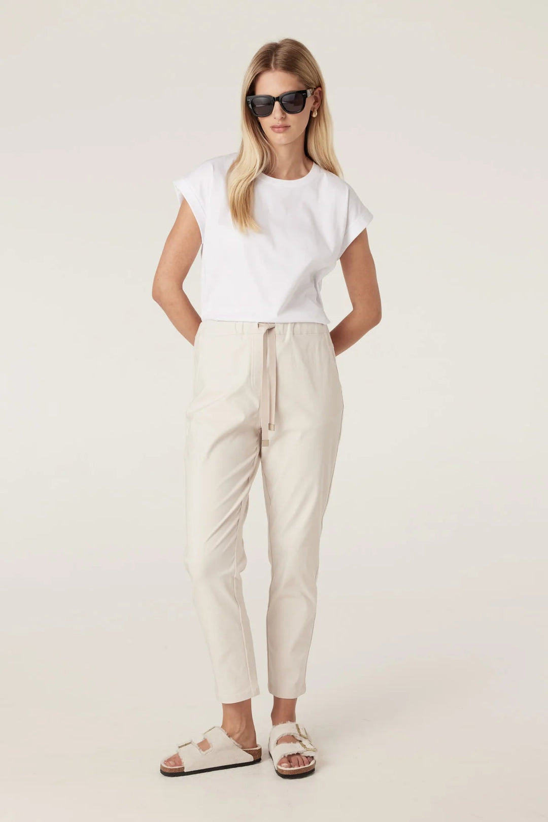 Cable | Pima Tee | White - Suzie Anderson Home