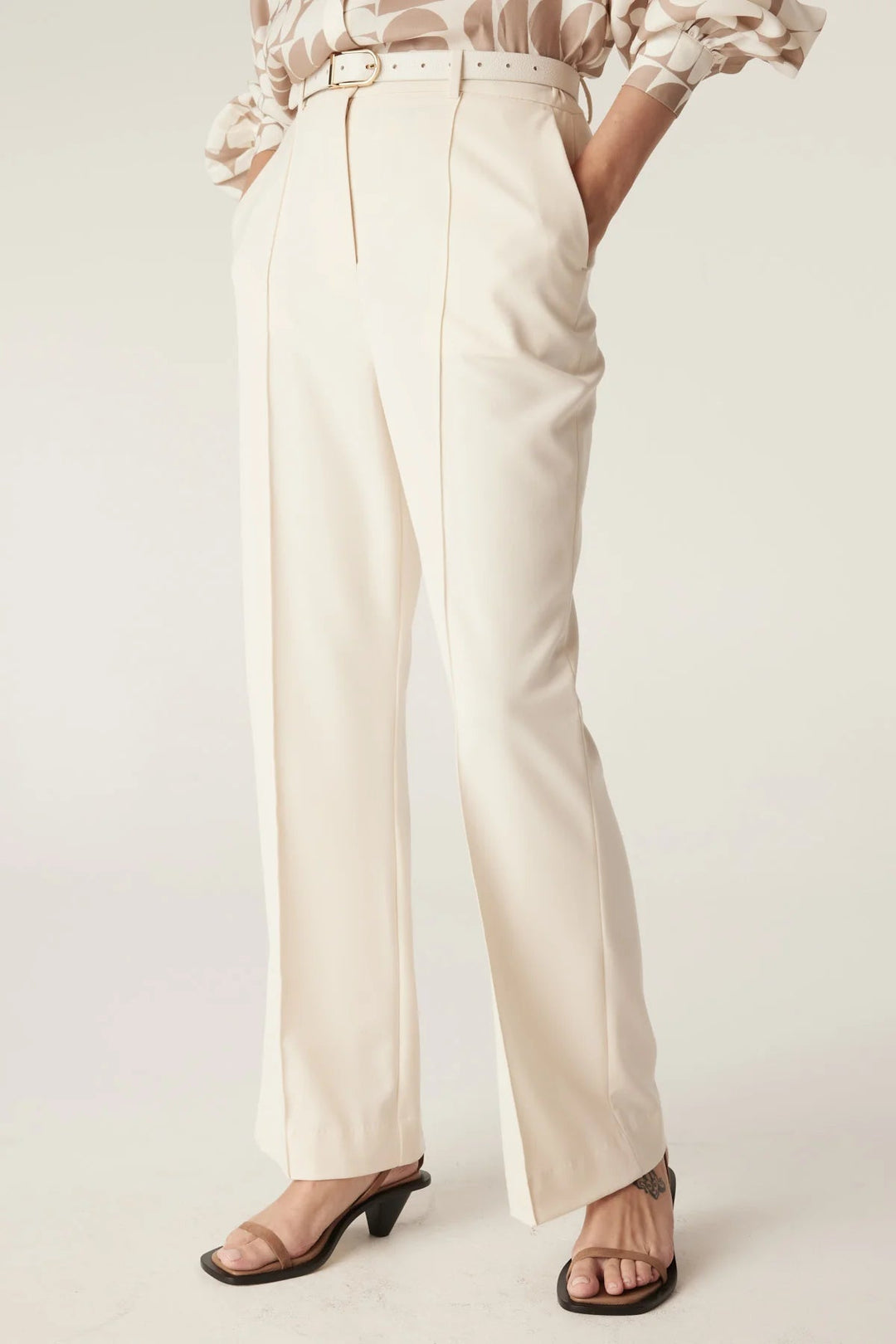 Cable | Tate Wide Leg Pant | Ivory - Suzie Anderson Home