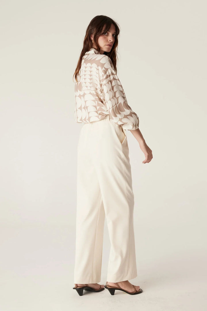 Cable | Tate Wide Leg Pant | Ivory - Suzie Anderson Home
