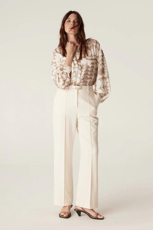 Cable | Tate Wide Leg Pant | Ivory - Suzie Anderson Home