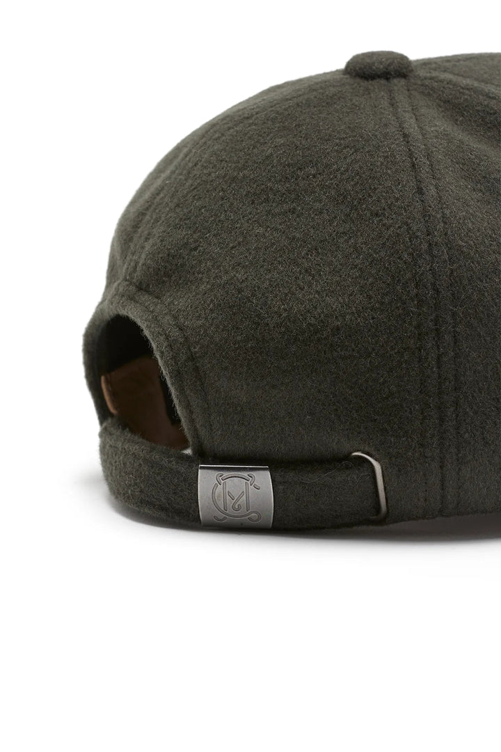 Cable | Wool Cashmere Cap | Moss - Suzie Anderson Home