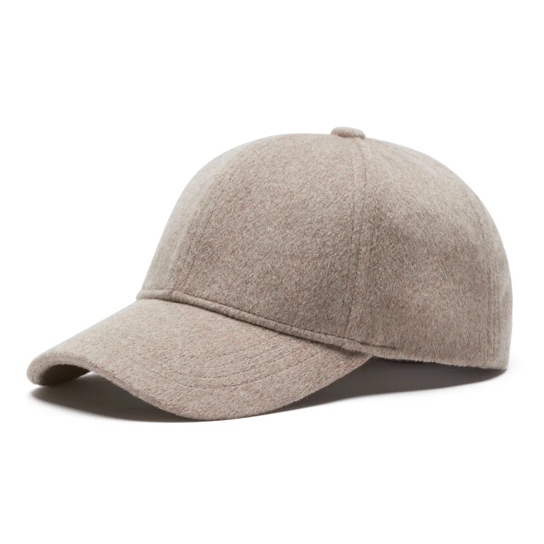 Cable | Wool Cashmere Cap | Pebble - Suzie Anderson Home