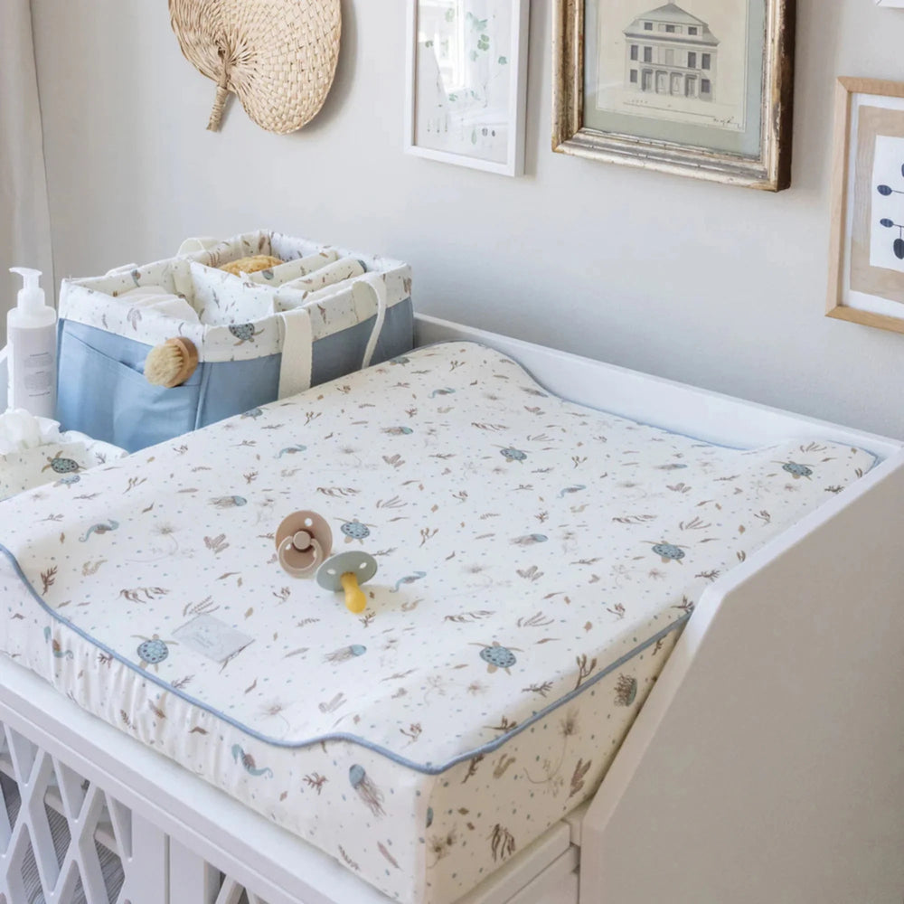 CamCam Baby Changing Caddy | Sea Garden - Suzie Anderson Home
