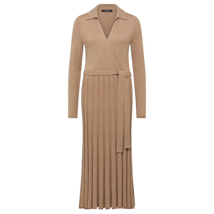 Cable | Holland Merino Dress | Camel