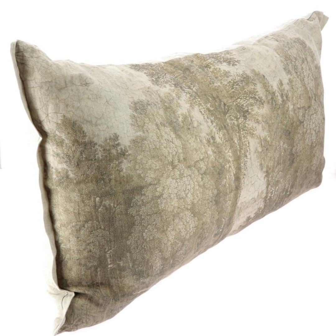 Campagne | Cushion Cover & Insert 50x100cm | Linen Voile | Gris - Suzie Anderson Home