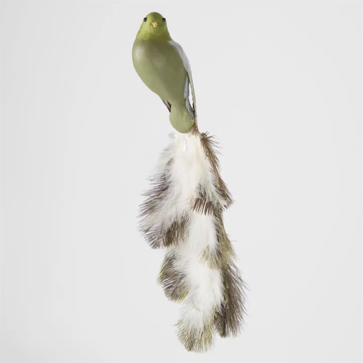 Veere Green Bird on Clip |49cm