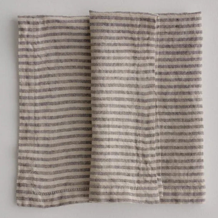 Basix Napkin Small Stripe | Nox/Sabel