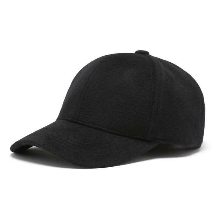 Cable | Wool Cashmere Cap | Black