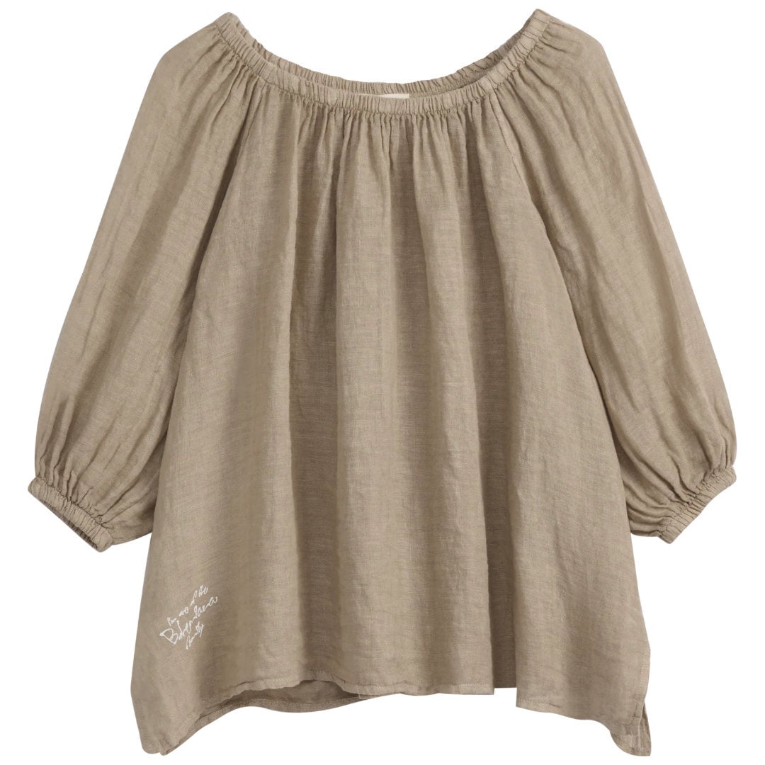 Bypias | Lily Linen Top | Cashmere