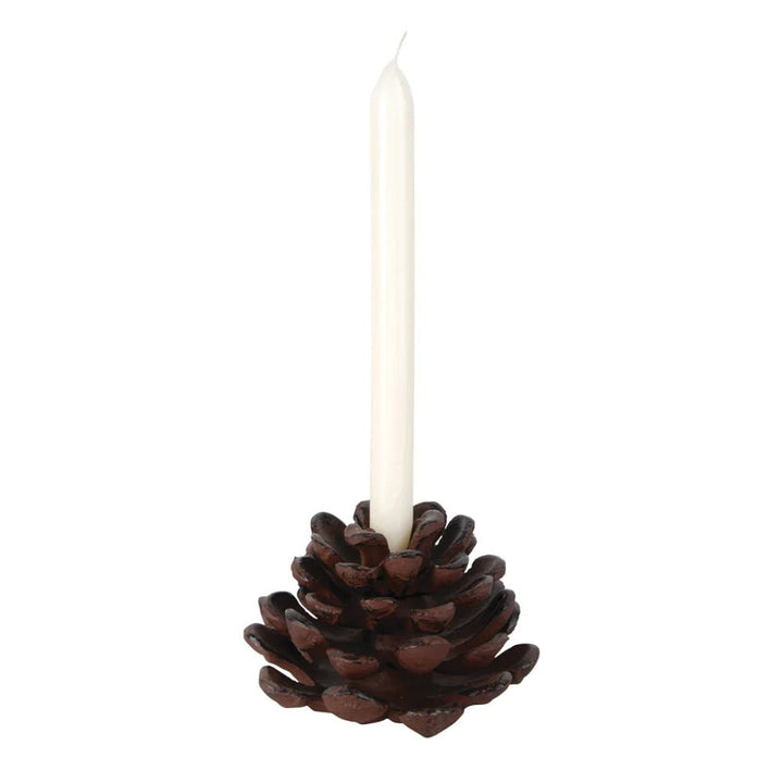 Cast Iron Pinecone Candleholder | Large - Suzie Anderson Home