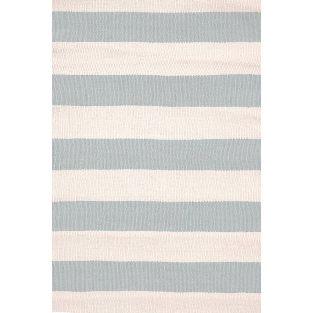 Catamaran stripe | Light Blue/Ivory Indoor Outdoor Rug | 76x243 - Suzie Anderson Home