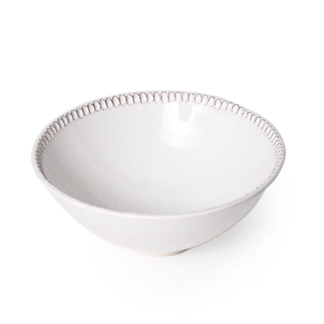 Catenina Salad Bowl 22cm | White - Suzie Anderson Home