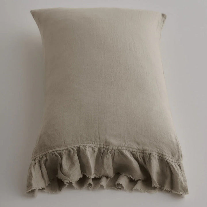 Kristine Standard Pillowcase + Ruffle | Cep