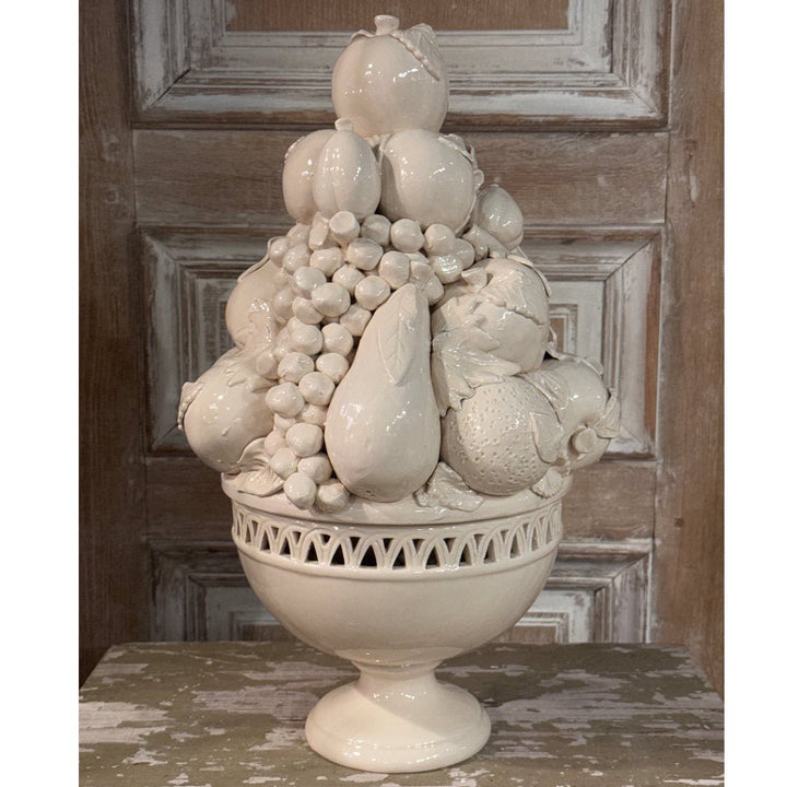 Ceramic Bassano del Grappa Fruit Compote | Italian |1950 - Suzie Anderson Home