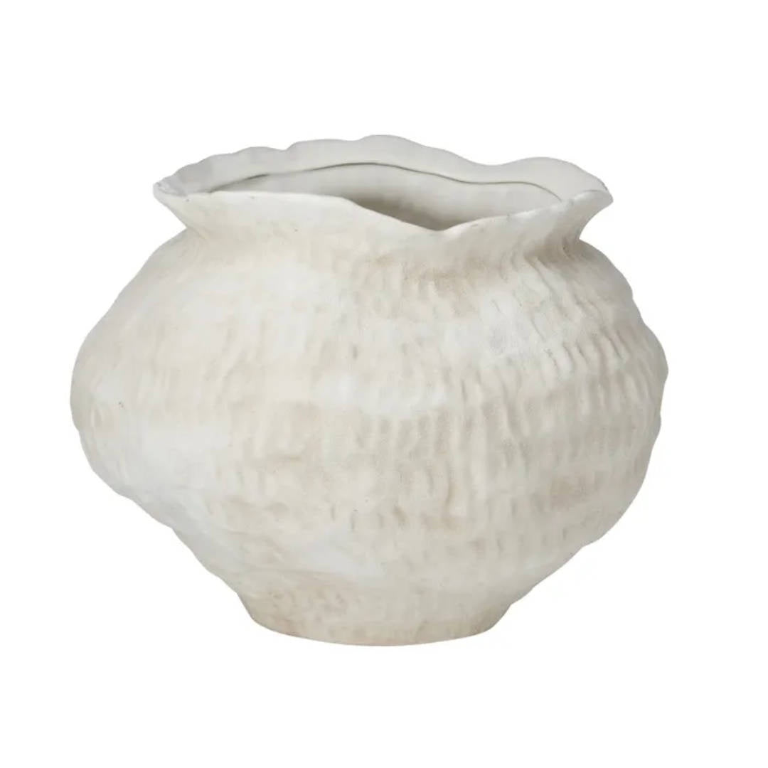 Howard Ceramic Ivory Pot | 31cmH