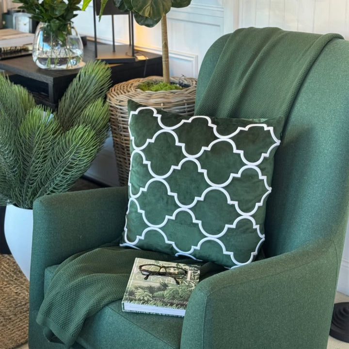 SAH Custom Made Coco Highback Swivel Chair | As seen in Warwick Octavius Evergreen | Also comes in a low back version in a fabric of your choice