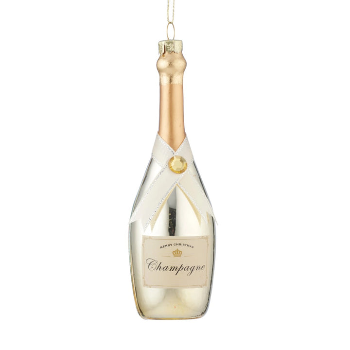 Champagne Glass Gold Tree Ornament
