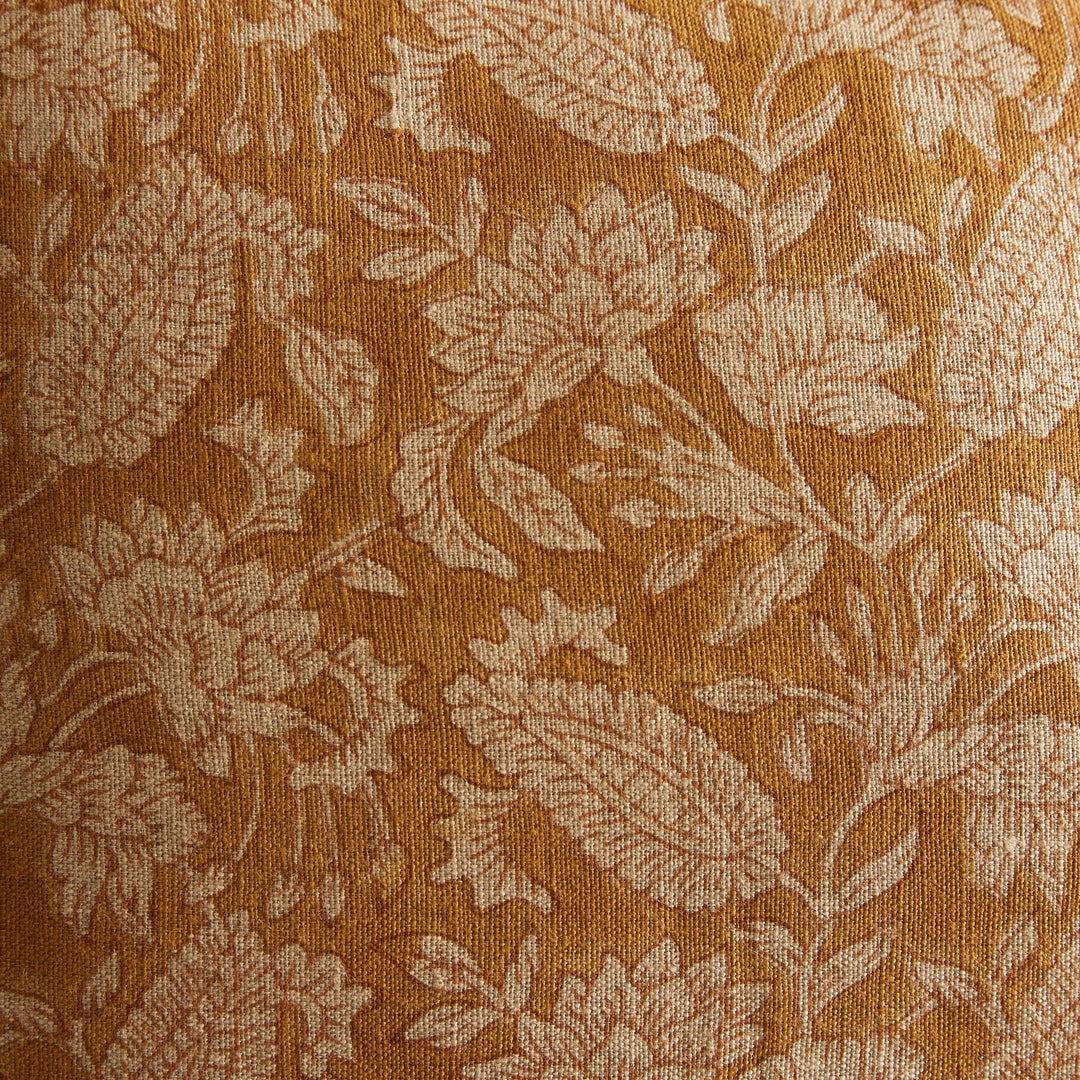 Jodhpur Linen Cushion Cover | Ochre | 50x50cm