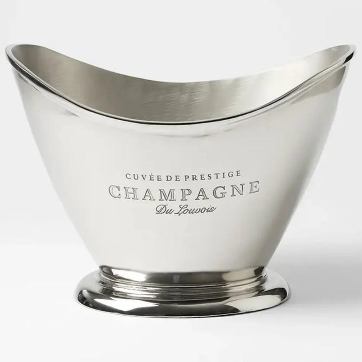 Oval Scoop Aluminium Champagne Bucket