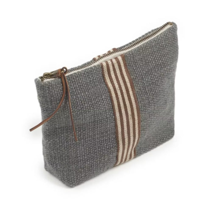 Jasper Linen Blend Pouch | Libeco | Charcoal