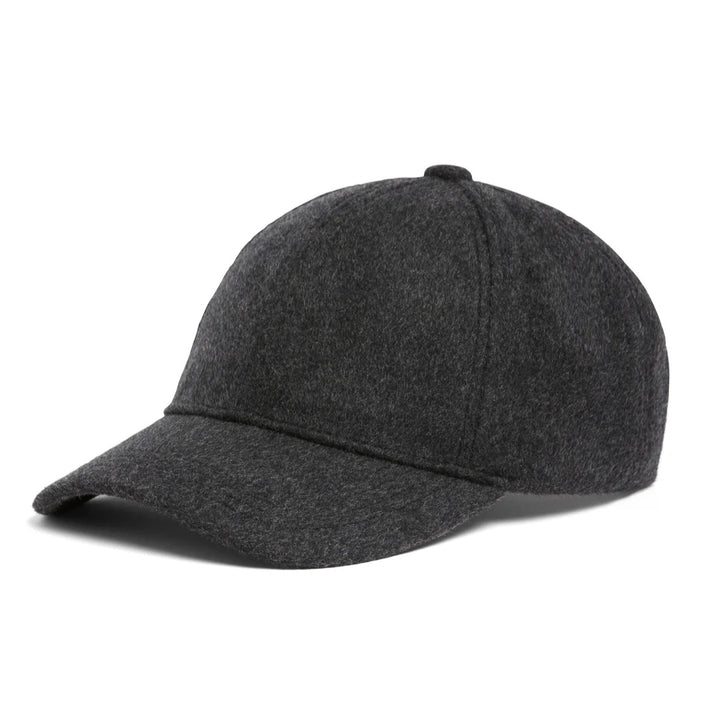 Cable | Wool Cashmere Cap | Charcoal