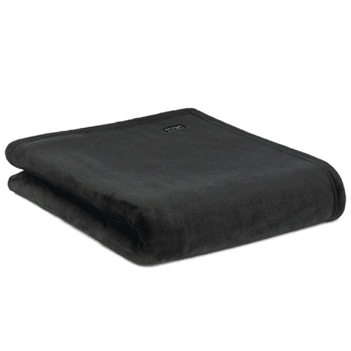 Brogo Bemboka Supersoft Micro Mink Throw | Charcoal