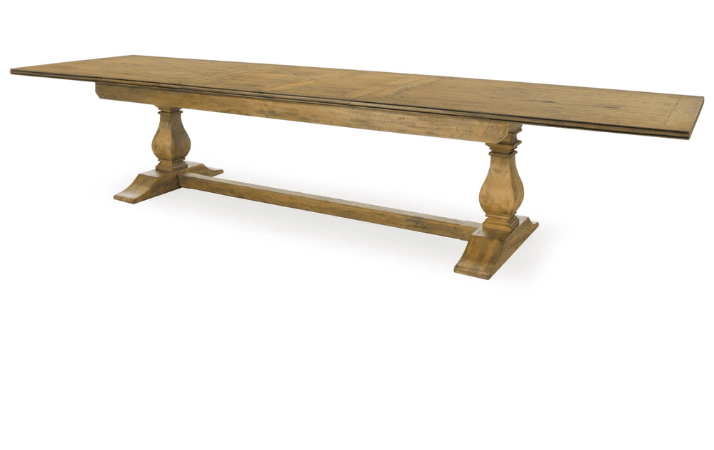 Chateau Extension Double Pedestal Dining Table | 380cm L | Fruitwood - Suzie Anderson Home