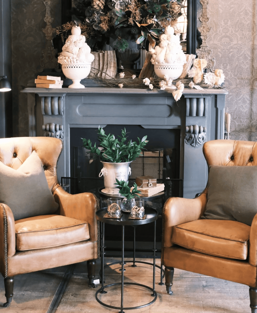 Chateau Leather Arm Chair | Toffee - Suzie Anderson Home