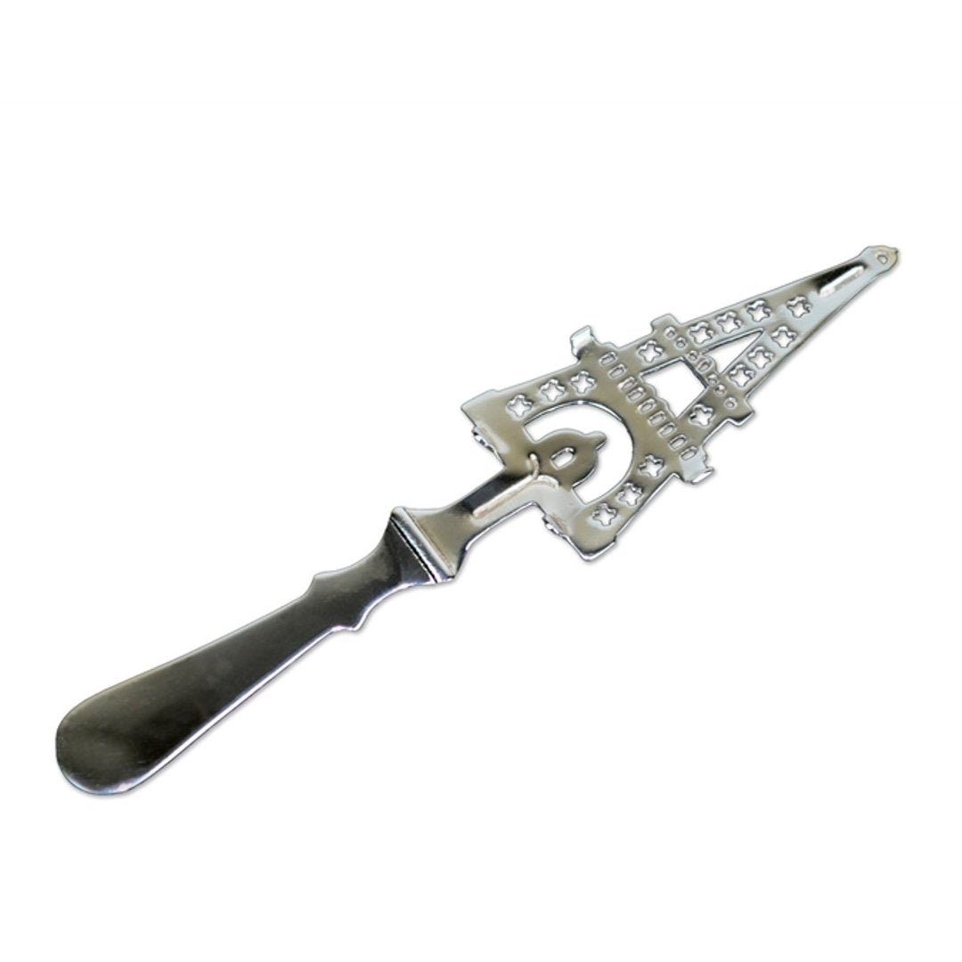 Chrome Plated Absinthe Spoon | Eiffel Tower - Suzie Anderson Home
