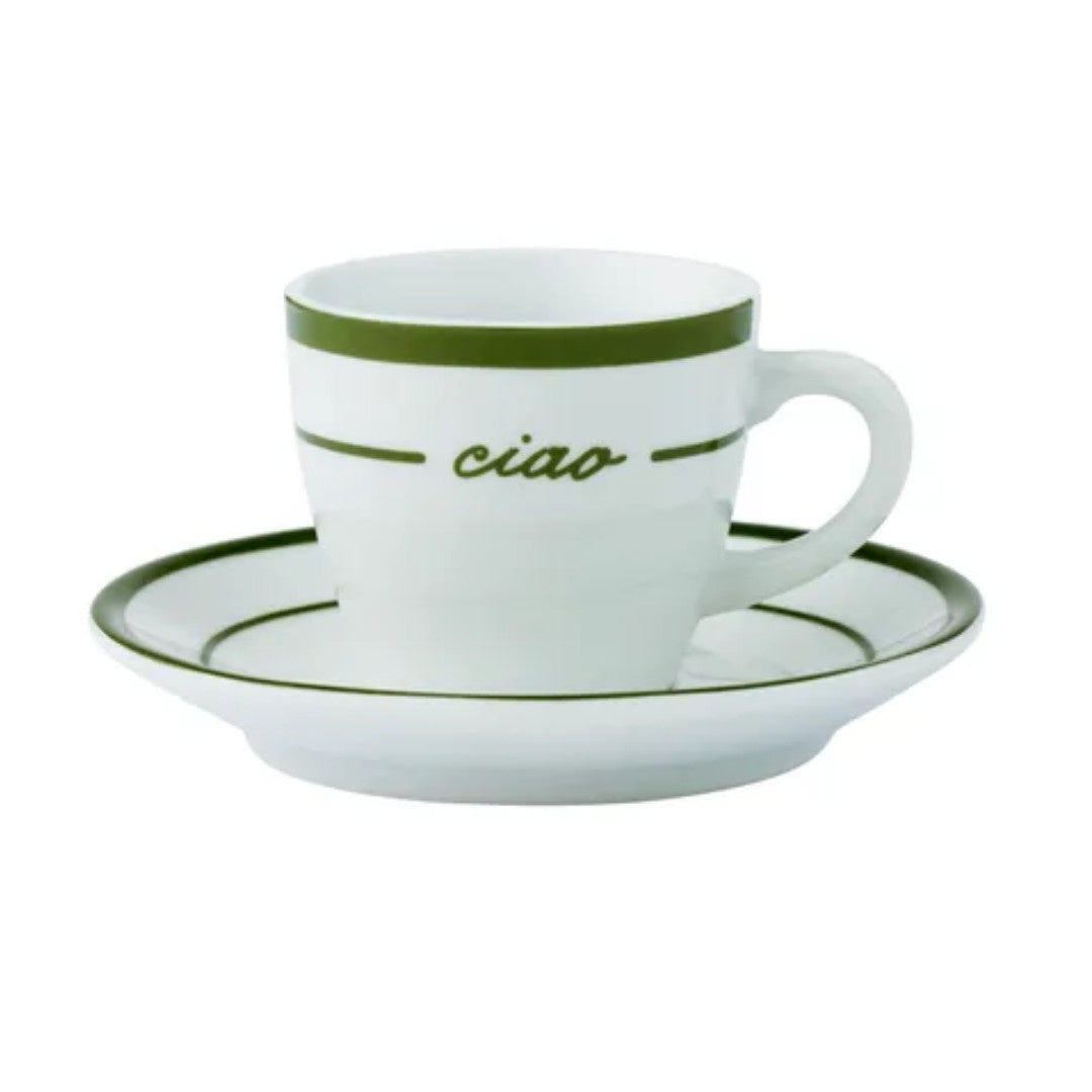 Ciao Espresso Cup &amp; Saucer