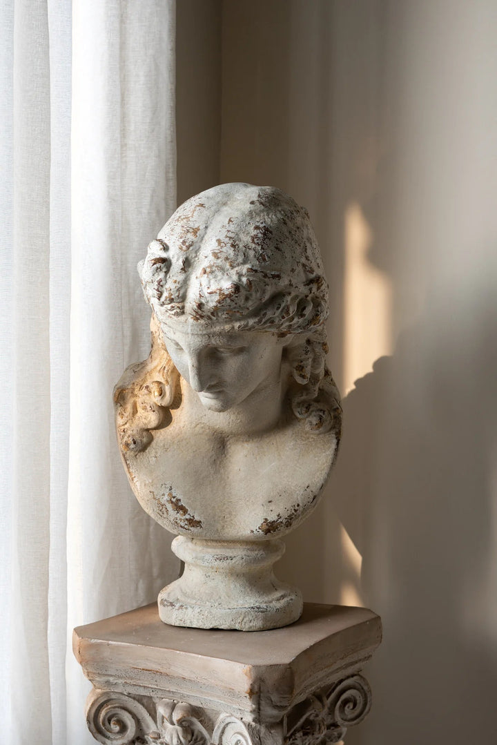 Classic Magnesium Bust Statue of Female | 72cmH - Suzie Anderson Home