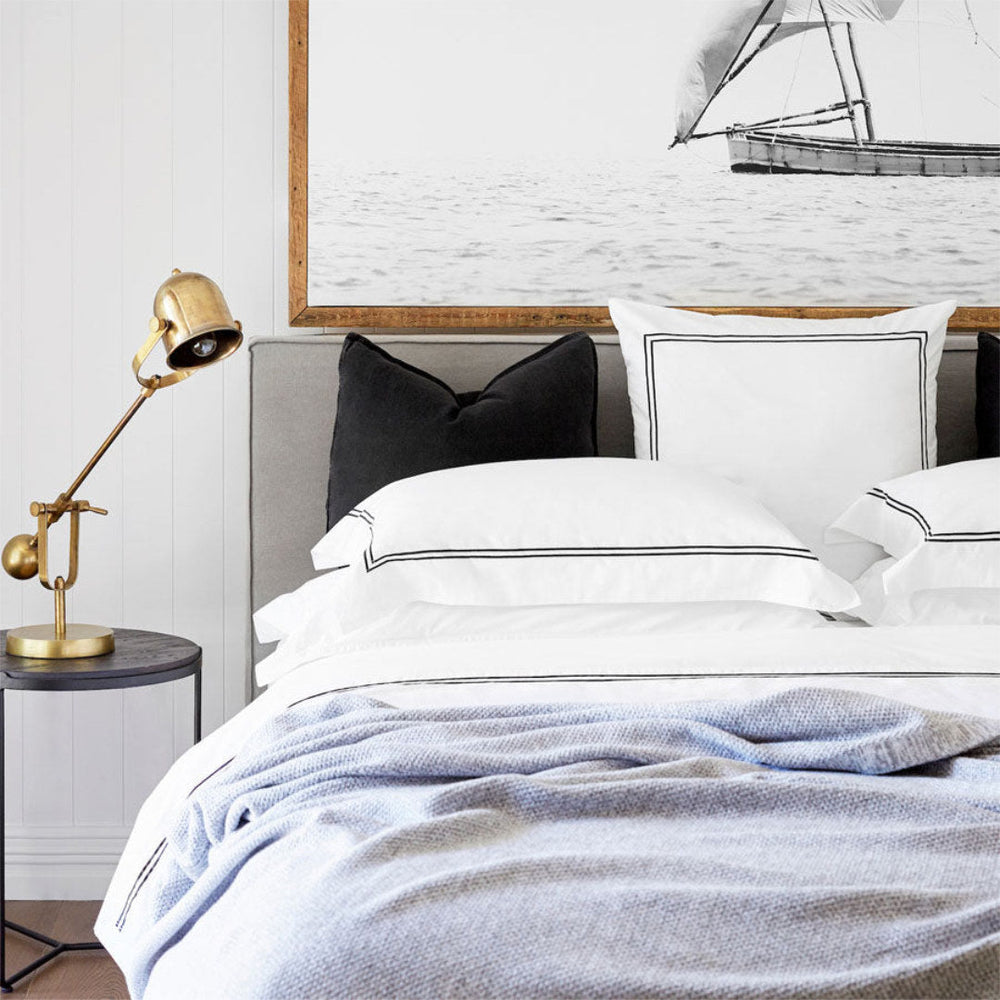 Classique Pillowcase | European | Ebony-Suzie Anderson Home