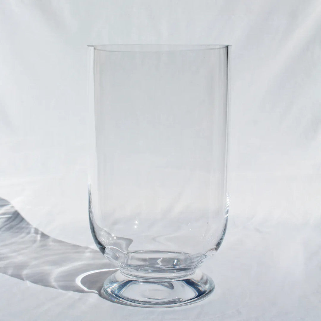 Pedestal Vase | Made in Poland | 35cm Clear