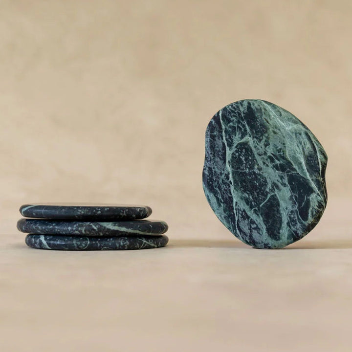 Anchor Marble Coasters | Set of 4 | Verdi Alpi
