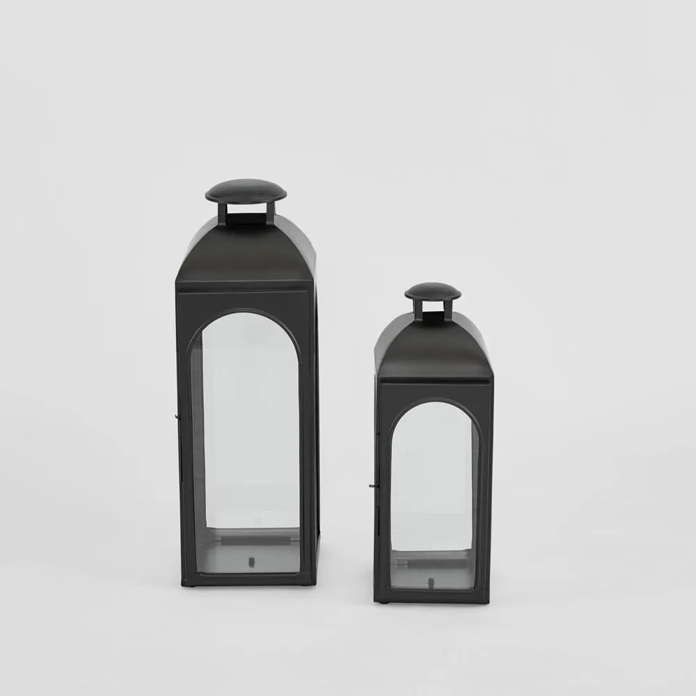 Coach Outdoor Tall Lantern | Black 69cmH - Suzie Anderson Home