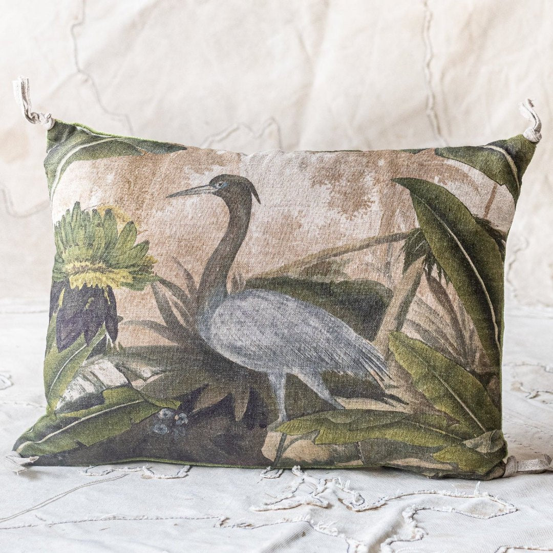 Cochin Cushion & Insert | Bird | 25 x 35cm - Suzie Anderson Home