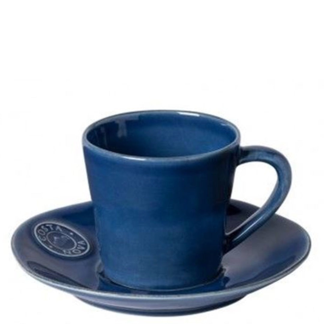 Coffee Cup & Saucer | Nova Denim | Made in Portugal-Suzie Anderson Home