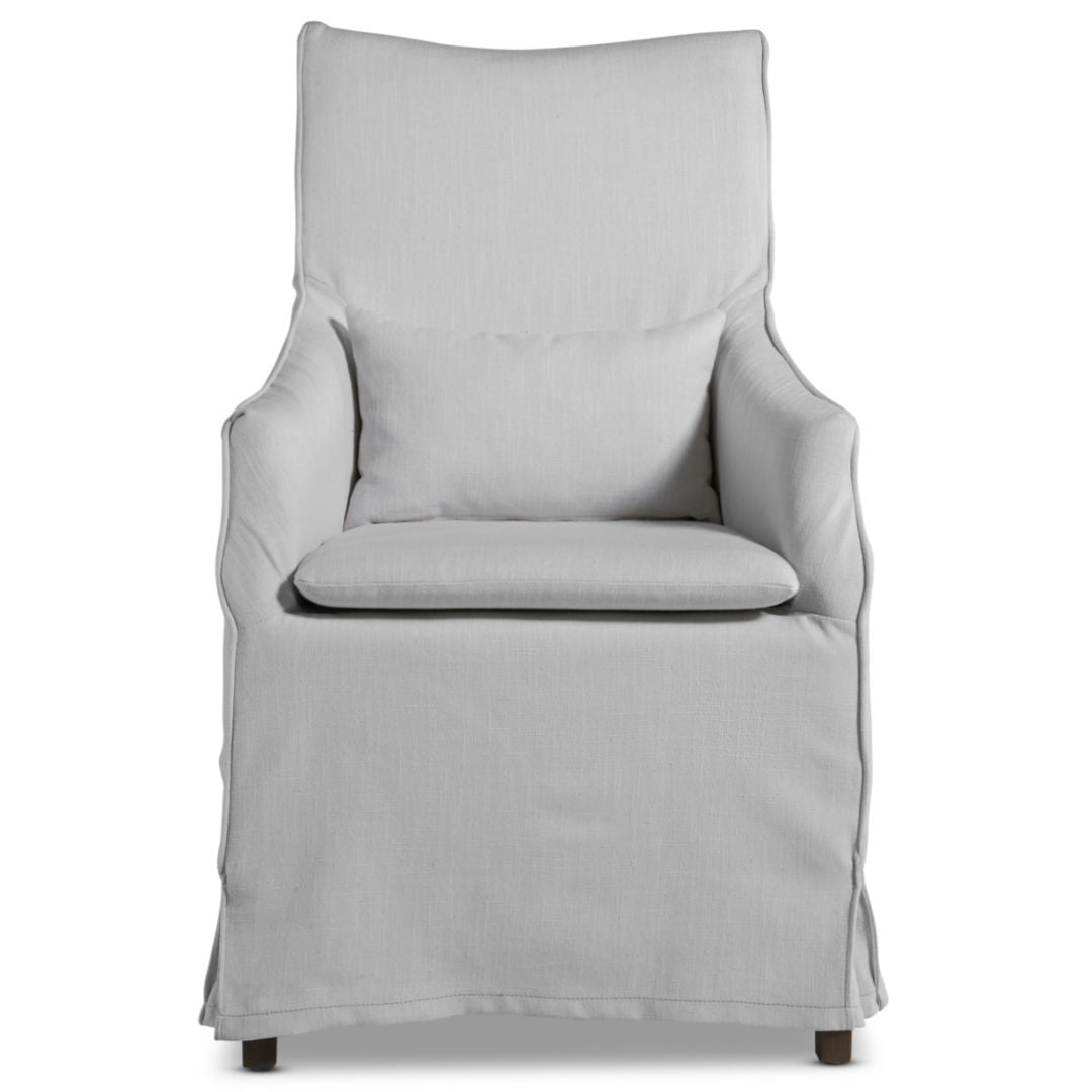 Collins Dining Chair | Ivory Removable Cover - Suzie Anderson Home
