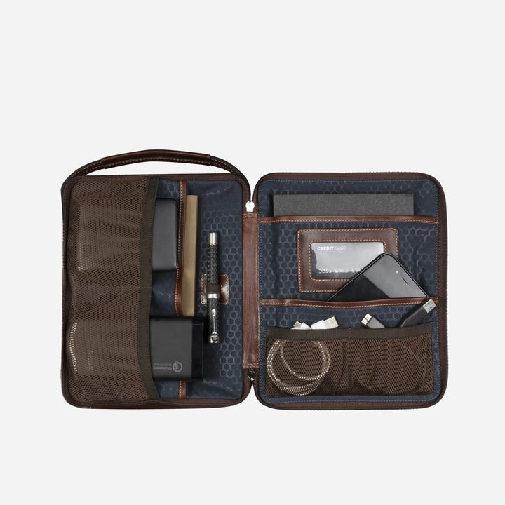 Jekyll | Crossbody Leather Bag | Mocha