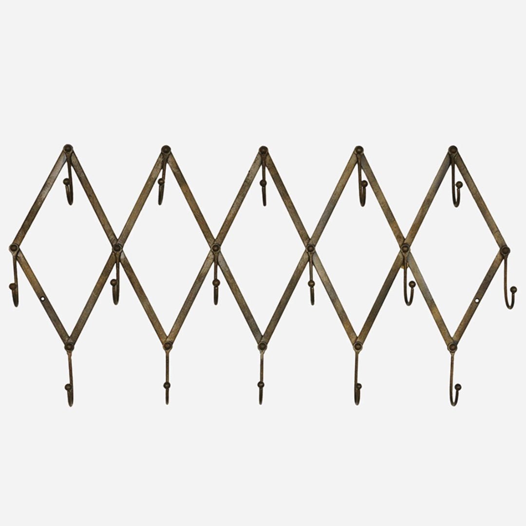 Concertina Iron Wall Hook (Adjustable) - Suzie Anderson Home