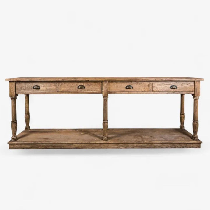 Lyon Console Table | Reclaimed Elm Wood | W210 x D40 x H78cm