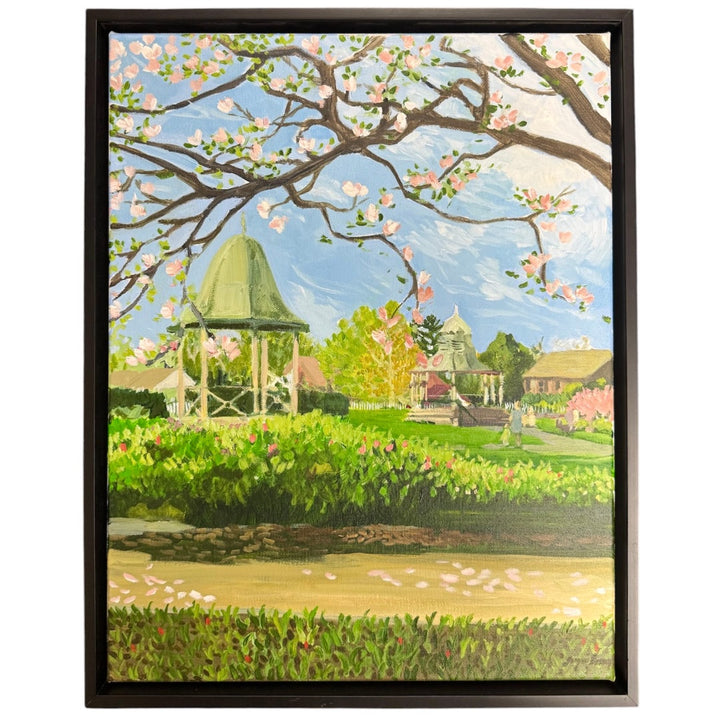 'Corbett Gardens' Wall Art | Framed Acrylic on Canvas 38 x 49cm | Jacqui Brown