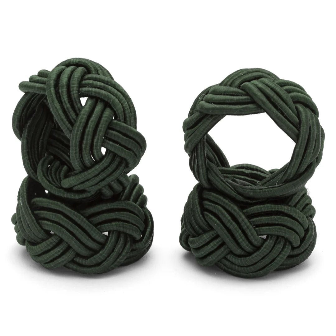 Corded Napkin Ring | Green | SET OF 4 - Suzie Anderson Home