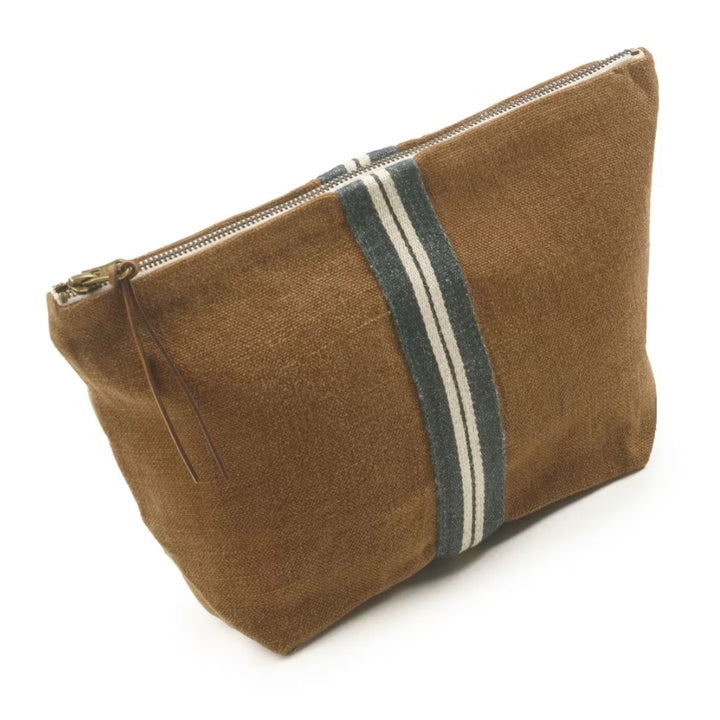 Miles Linen Cosmetic Bag | Libeco | Oak