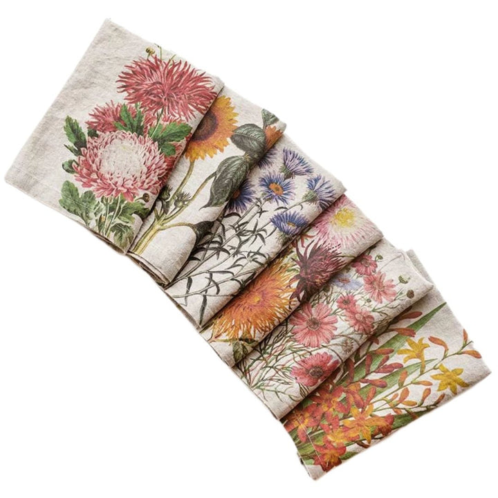 Country Flowers | Linen Napkin | SET OF 6 - Suzie Anderson Home